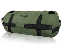 Yes4All MFJG Saco de Arena, Verde Ejército, 0 - 56 Kilogramos, Saco lastrado para entrenamiento de carrera, Saco de Arena para entrenamiento funcional, Crossfit, Fitness, Conditioning