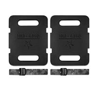 Yes4All Placa ajustable de 20 libras de peso + correas