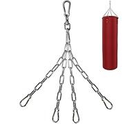 Yes4All Premium Cadena para saco de boxeo con 4 cierres, cadena de suspensión para saco de boxeo, acero inoxidable de alta resistencia, rotación de 360 grados, soporta hasta 68kg/156lbs