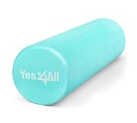 Yes4All Rodillo de Espuma Firme EVA para Espalda - Rodillo Redondo para Ejercicio, Yoga y Pilates 30/45/60/90 cm