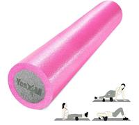 Yes4All Rodillos de Espuma de PE de Firmeza Media para Yoga y Pilates, Disponibles en 30, 45, 60, 90 cm, Rodillo de Yoga de PE de Dos Capas para Masaje