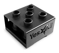 Yes4All RW6H Soporte vertical para almacenamiento de pesas, 5 barras de lujo