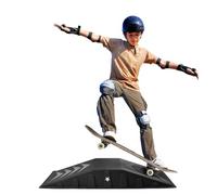 Yes4All Skateboard Rampa para patinetas, Unisex-Adolescente, Negro, 220 LBS