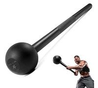 Yes4All Steel Mace Bell para Entrenamiento de Fuerza, Hombros, empuñaduras y antebrazos - 25 Libras
