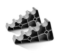 Yes4All Y2K1 - Soporte de barra con peso, para gimnasio en casa, garaje, gimnasio, accesorio de fitness adecuado para sostener barras pesadas, barras aeróbicas, par