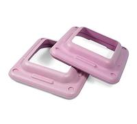 Yes4All ZFTA - Elevadores de escalones aeróbicos ajustables para plataforma aeróbica paso a paso - Tamaño del club de salud - Soporta hasta 300 libras (Pastel Pink - Par), G. Rosa pastel - Par, XL