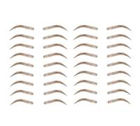 Yesallwas 2 hojas Pegatinas para tatuajes de cejas, pegatinas impermeables para el cuidado de las cejas, pegatina para al tatuaje, pegatina de transferencia de cejas para mujeres (Marrón-13)