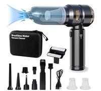 Yesay Cordless Mini Handheld Vacuum Cleaner 16000PA, Portable 2-in-1 Air Duster & Vacuum for PC, Car, Home, Office