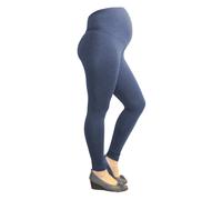 YESET Leggings de Maternidad de Algodón Elástico, Negro, Azul, Blanco