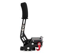 YESHMA Freno de mano USB de 64 bits para PC y sensor Hall sin contacto Plus compatible con G25/27/29/920 T500 T300, periféricos profesionales para juegos de carreras (negro sin abrazadera)