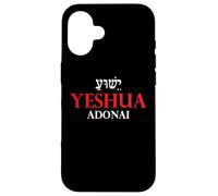 Yeshua Adonai Hebreo Cristiano Jesús El Mesías Regalos de la Biblia Carcasa para iPhone 16