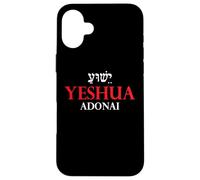 Yeshua Adonai Hebreo Cristiano Jesús El Mesías Regalos de la Biblia Carcasa para iPhone 16 Plus