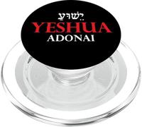 Yeshua Adonai Hebreo Cristiano Jesús El Mesías Regalos de la Biblia PopSockets PopGrip para MagSafe
