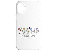 Yeshua Christian Bible Verse Butterfly Scripture God Quotes Carcasa para iPhone 16 Plus