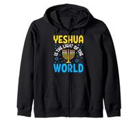 Yeshúa es la luz del Mundo Sudadera con Capucha