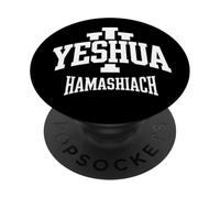 Yeshua HaMashiach Jesús El Mesías - Hebreo Cristiano PopSockets PopGrip Adhesivo