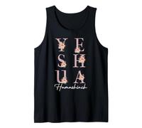 Yeshua Hebreo Israelita Mujer Judía Floral Wildflower Camiseta sin Mangas