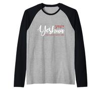Yeshua Jesús Cristiano Judío Hebreo Israelita Camiseta Manga Raglan