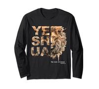 Yeshua, León de Judá, Jesús, Dios, Versículo de la Biblia, Apocalipsis Manga Larga