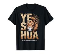 Yeshua, León de Judá, Jesús, Dios, Verso de la Biblia, Apocalipsis Camiseta