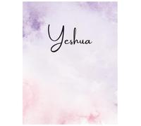 yeshua: notebook ruled | 50 pages 8.5x11 in | school collage work journal | pink and purple | planner Vision Board and calendar