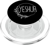 Yeshua - Religioso Hebreo Cristiano Jesús Fe Judá - Mitad PopSockets PopGrip para MagSafe
