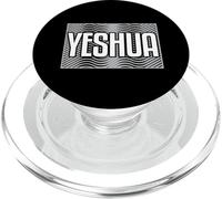 Yeshua - Religioso Hebreo Cristiano Jesús Fe Judá Plata PopSockets PopGrip para MagSafe