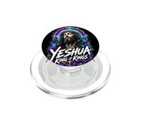 Yeshua Rey de Reyes Arte Tipográfico Cristiano Jesús PopSockets PopGrip para MagSafe