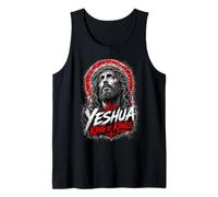 Yeshua Rey DE Reyes Jesucristo Religioso Audaz Camiseta sin Mangas