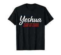 Yeshua Rey De Reyes Señor De Señores Fe Cristiana Camiseta