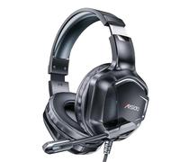 Yesido - Auriculares con cable Pro, audio de alta fidelidad, micrófono integrado, control de volumen, conectores de 3,5 mm + USB