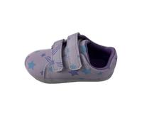 YESKIS Vivaki - Tenis de lona con luz LED para niños y niñas, estilo casual, para niños pequeños, talla 5-12, Zapatos iluminados Purple Star, 11 Little Kid