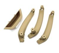 YESKIT Accesorios Interiores Para Coche Con Volante A La Izquierda Kit Manija Puerta Con Placa Reposabrazos Puerta Interior Adecuado Para X3 X4 F25 F26 2010-2016(LHD Beige)