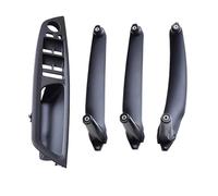 YESKIT Accesorios Para Automóviles Kit De Molduras Para Manijas Puertas De Apoyabrazos De Puertas Interiores Para E70 E71 E72 X5 X6 2007-2014(RHD Black)
