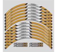 YESKIT Adhesivos Decorativos modificados Accesorios De Motocicleta, Conjunto Delantero Y Trasero, Pegatina De Llanta, Pegatina para Rueda, Pegatina para Cubo De Rueda para B&MW F900XR F900xr(Color6)