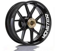 YESKIT Adhesivos Decorativos modificados Pegatinas de Raya de llanta Reflectantes para Motocicleta, Pegatinas para Borde de llanta para Ducati para Monster 695 696 796 1100 1100S 797 821 795(Color9)