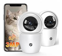 YESNAMO 2.4/5G Camara Vigilancia WiFi Interior, 2K 360°PTZ