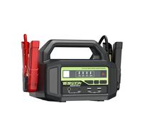 YESPER Arrancador de coche de 12 V/24 V, pico de 6000 A, batería de arranque portátil de 5 libras, carga rápida con adaptador de CA de 36400 mAh, paquete de refuerzo de batería (hasta todos los