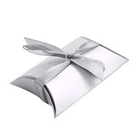 Yessetry 50 cajas de almohada de boda vintage con diseño de esqueleto, cinta francesa