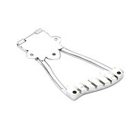 Yessetry Coral trapecio de puente de guitarra de jazz de 6 cuerdas para accesorios de guitarra de cuerpo