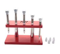 Yessetry Juego de 5 cabezales de ajuste de presión de mano para reloj, herramienta profesional de reparación de relojes para , kit de herramientas, rosso