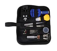 Yessetry Kit de reparación de relojes de 13 piezas, abridor de caja de reloj, barra de resorte, destornilladores, pinzas, dispositivos de reparación de relojeros, Color de la imagen