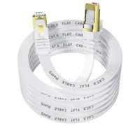 YesTXR Cable LAN de 10 m, Cat 8, 40 Gbps, 2000 MHz, S/FTP RJ45, cable Ethernet de alta velocidad para PS5, router, módem, TV, conmutador, ordenador portátil