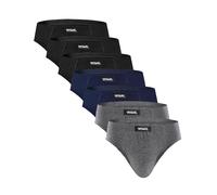 YESWEL Calzoncillos Hombre Slip Algodón Pack de 7, Transpirable Calzoncillos Sin Etiqueta, Cintura Elástica Suave (Multicolor01r, XL)