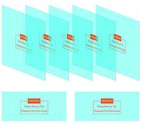 YESWELDER 5PCS Lente Exterior de visión Normal y 2Pcs Lente Interior de Recambio para el Casco de Soldador LYG-L600A