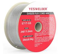 YESWELDER Alambre de Soldadura 1,0 mm 0.9 kg E71T-GS,MIG hilo soldar sin gas para soldadora sin gas FLUX, soldadora MIG
