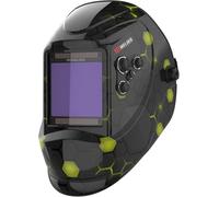 YESWELDER Careta Soldar de Color Verdadero, 10X9cm Amplia Perspectiva Careta Soldar Automatica Batería Solar Reemplazable, 4 Sensores de Arco, Sombra Amplia 4/5~9/9~13 para TIG MIG ARC Cut Grind