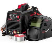 YESWELDER Color Verdadero Careta Soldar Automatica 92.5x42.5mm, 135Amp Soldador de Hilo sin Gas