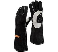 YESWELDER Guantes de Soldador MIG Cuero Negros