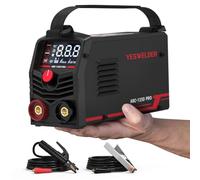 YESWELDER Soldador Inverter 125A, Mini Máquina de Soldar 2 en 1 MMA/Lift TIG 230V, Portátil Soldador de Electrodo con Pantalla LED, Hot Start, Arc Force